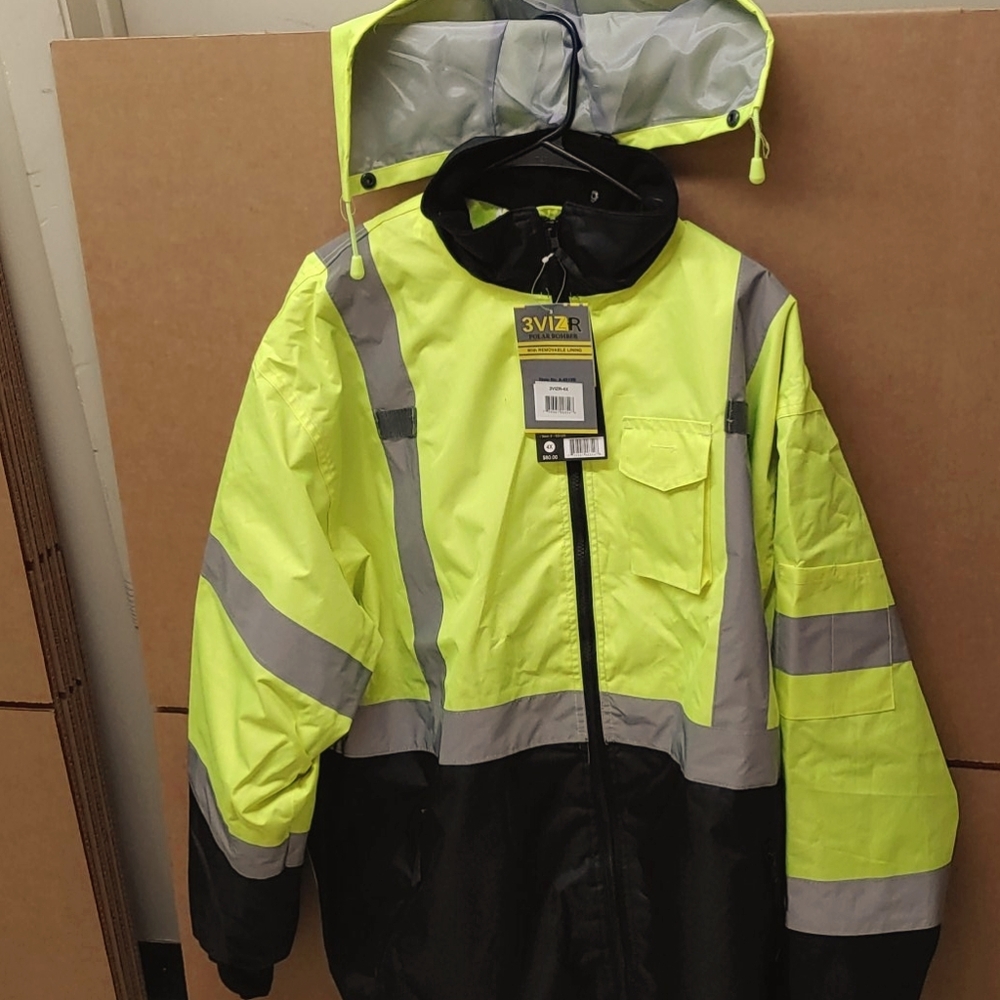 Bomber Jacket w/ Lining & Hood Work Force …